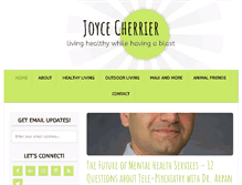 Tablet Screenshot of joycecherrier.com